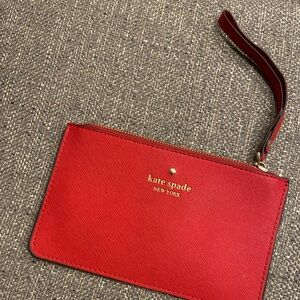 Kate Spade Medium Wristlet in Red